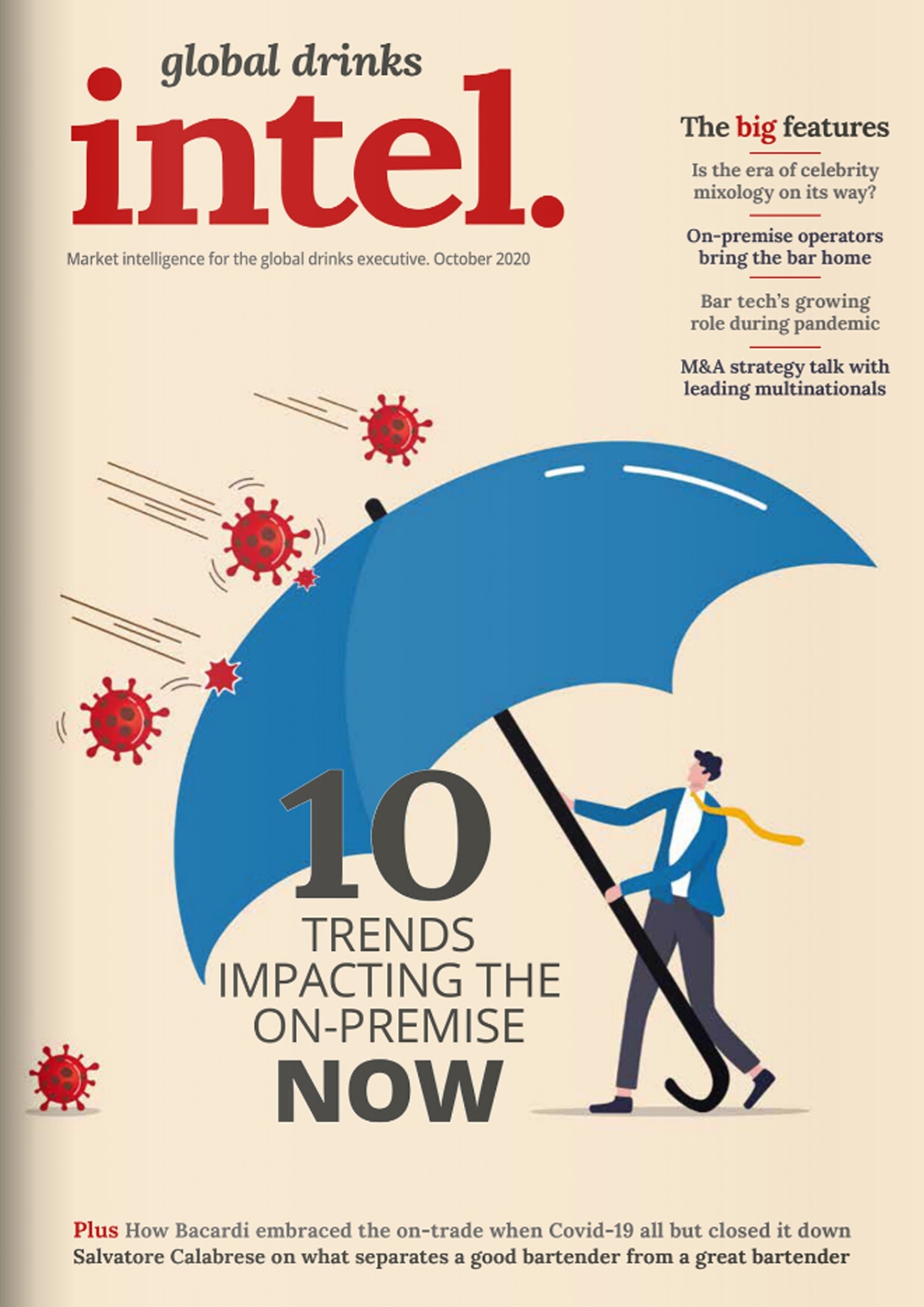Global Drinks Intel magazine On-Premise cover - Oct 20