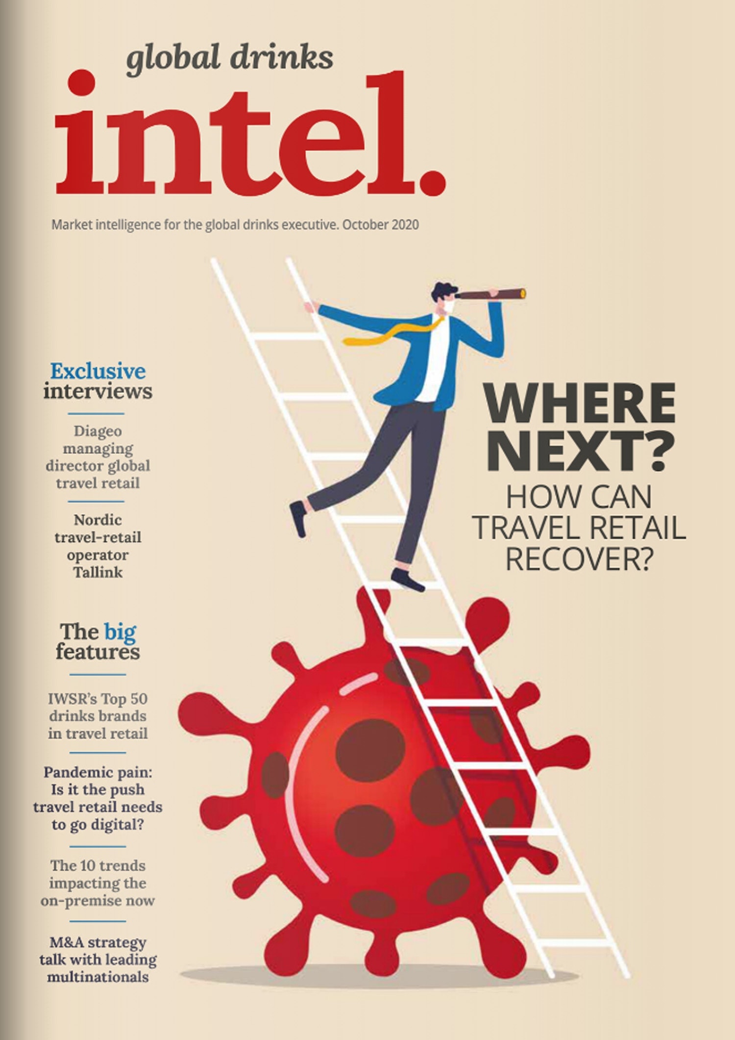 Global Drinks Intel magazine cover GTR - Oct 20
