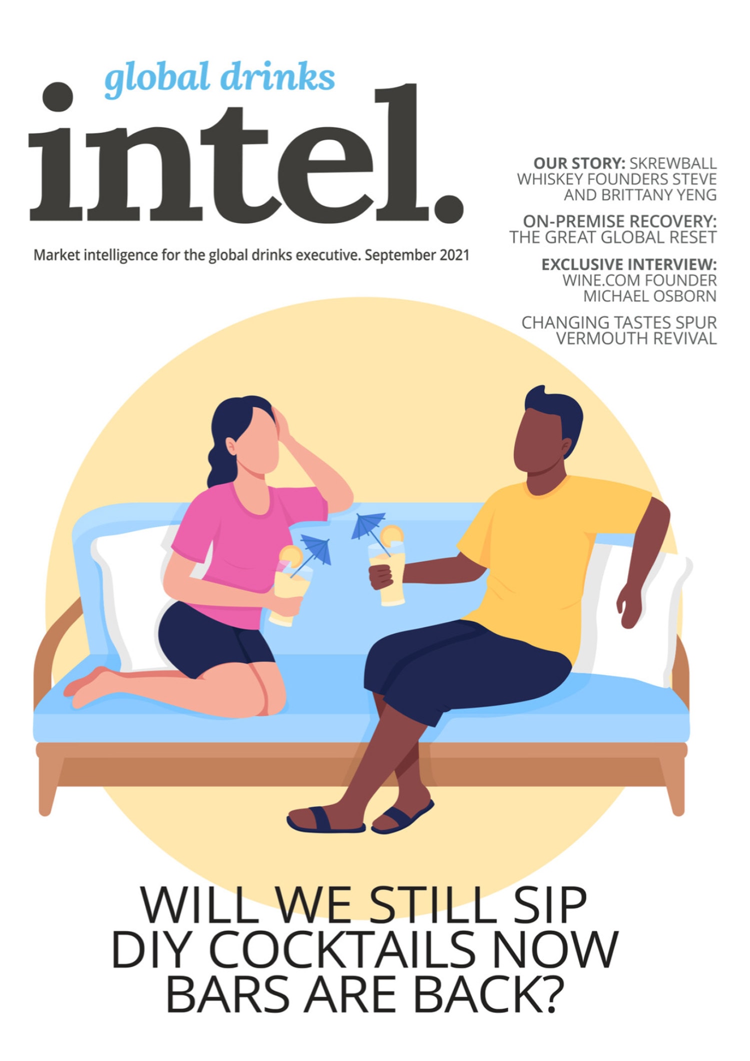 Global Drinks Intel magazine cover - Sept 21