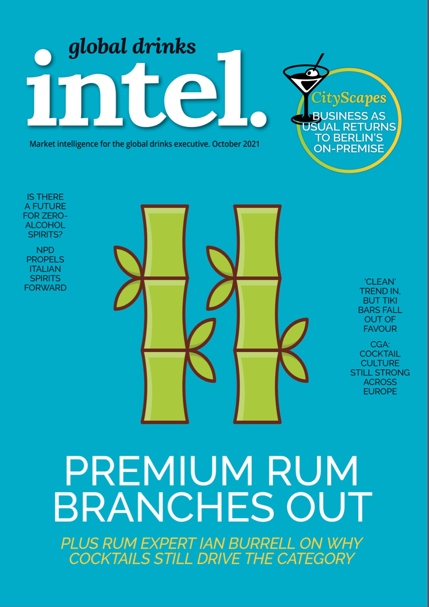 Global Drinks Intel magazine cover - Oct 21