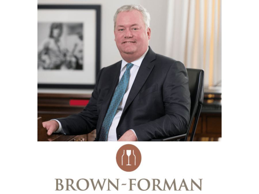 Brown-Forman logo and CEO 2022