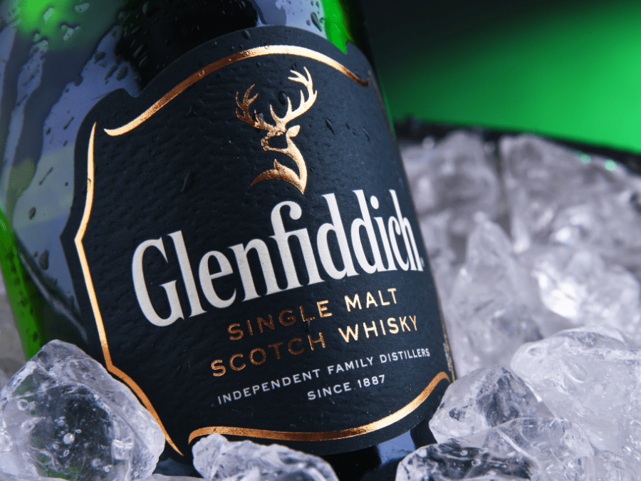 Bottle of Glenfiddich