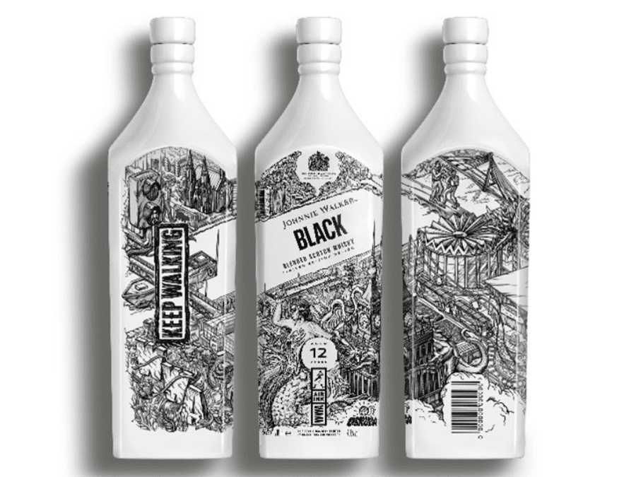 Johnnie Walker Keep Walking City Collection bottle