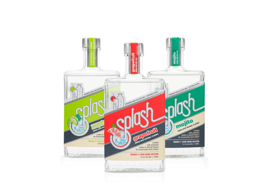 Splash Hard Seltzer three flavours 2022