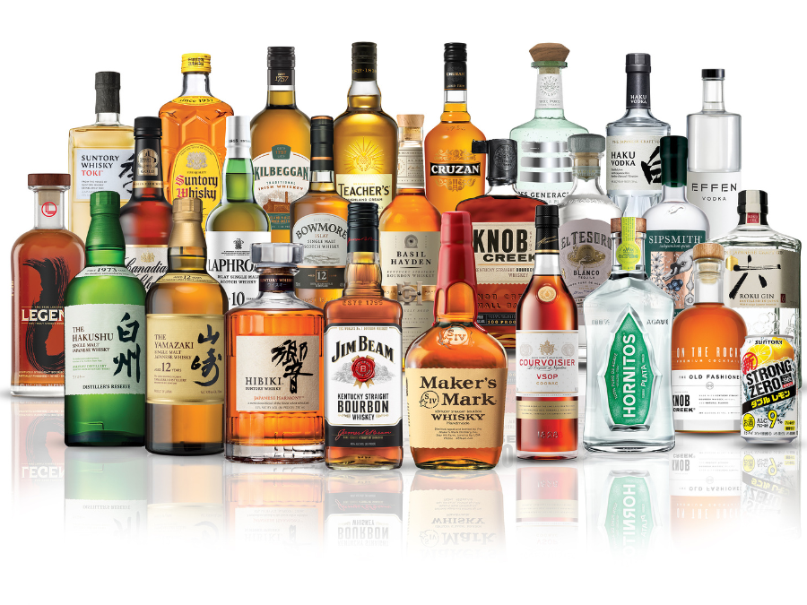 Beam Suntory portfolio bottle shot