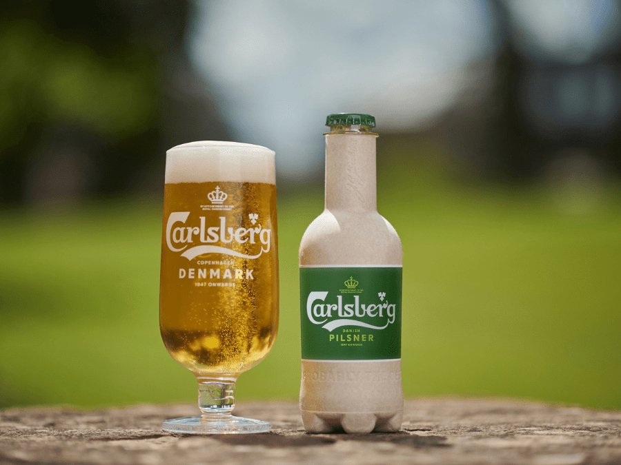 Carlsberg bio-based bottle