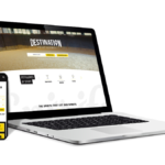 Destination Distillery website mock-up