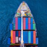 Shipping Containers at sea
