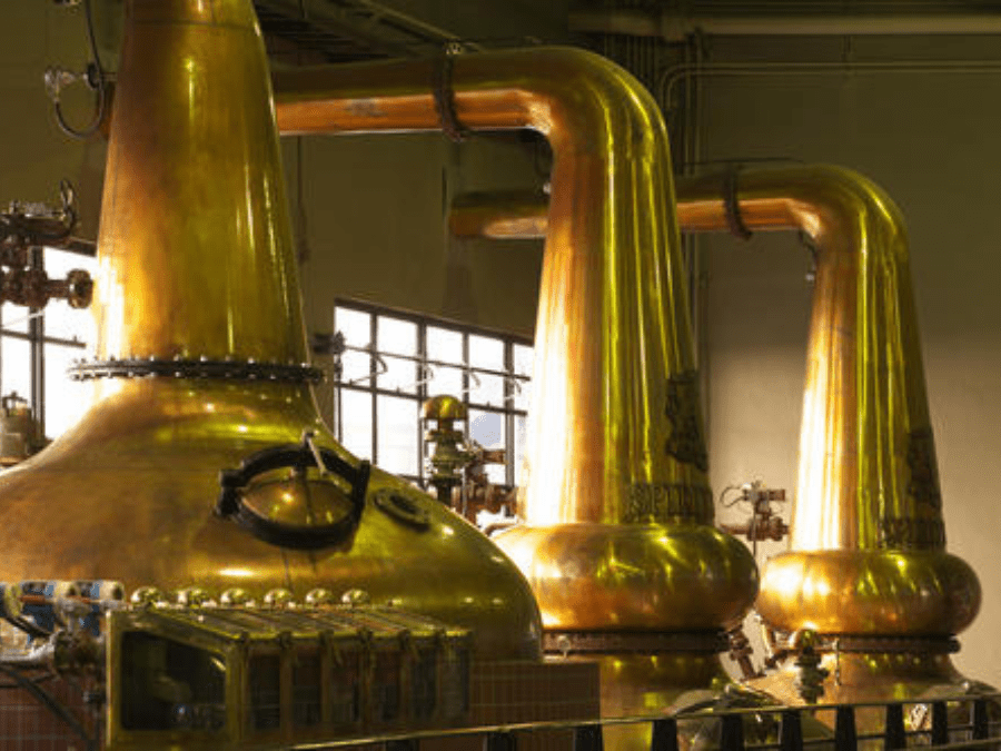 Still in a distillery