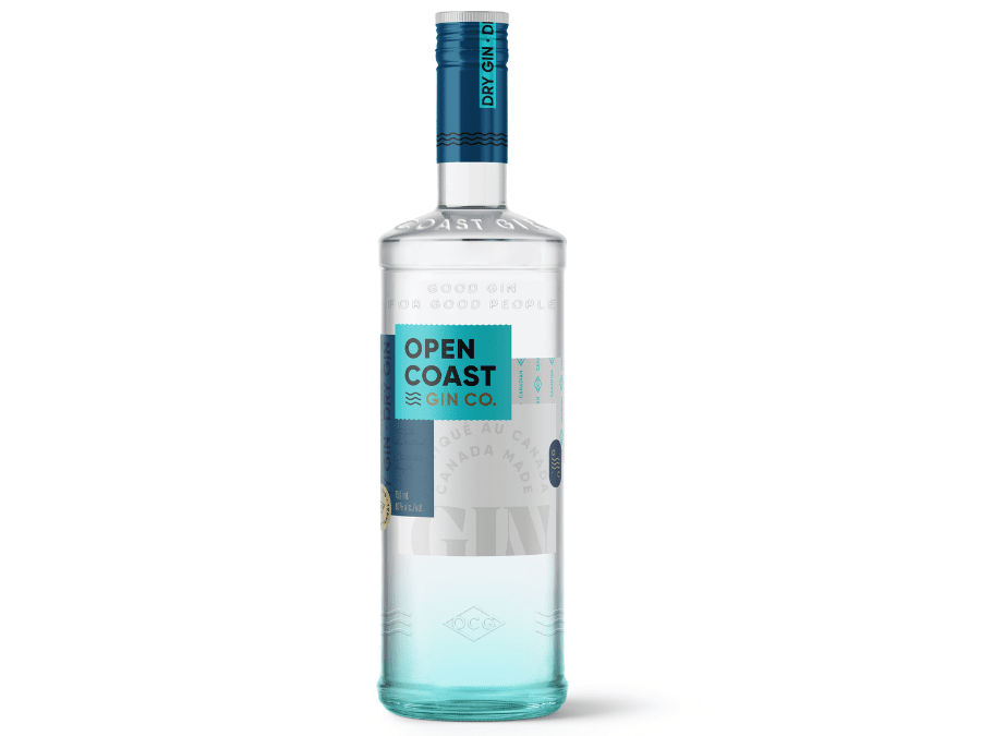 Open Coast Gin bottle