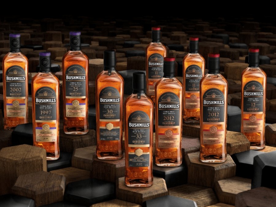 Bushmills Causeway Collection 2022 range of ten