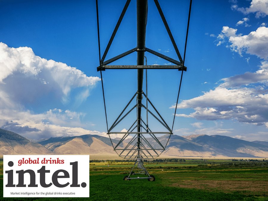Irrigation system in a field