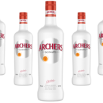 Archers Peach Schnapps bottles
