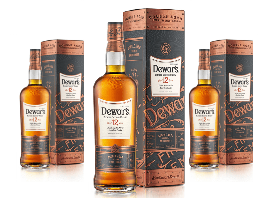 Dewar's 12 Year Old bottle and box