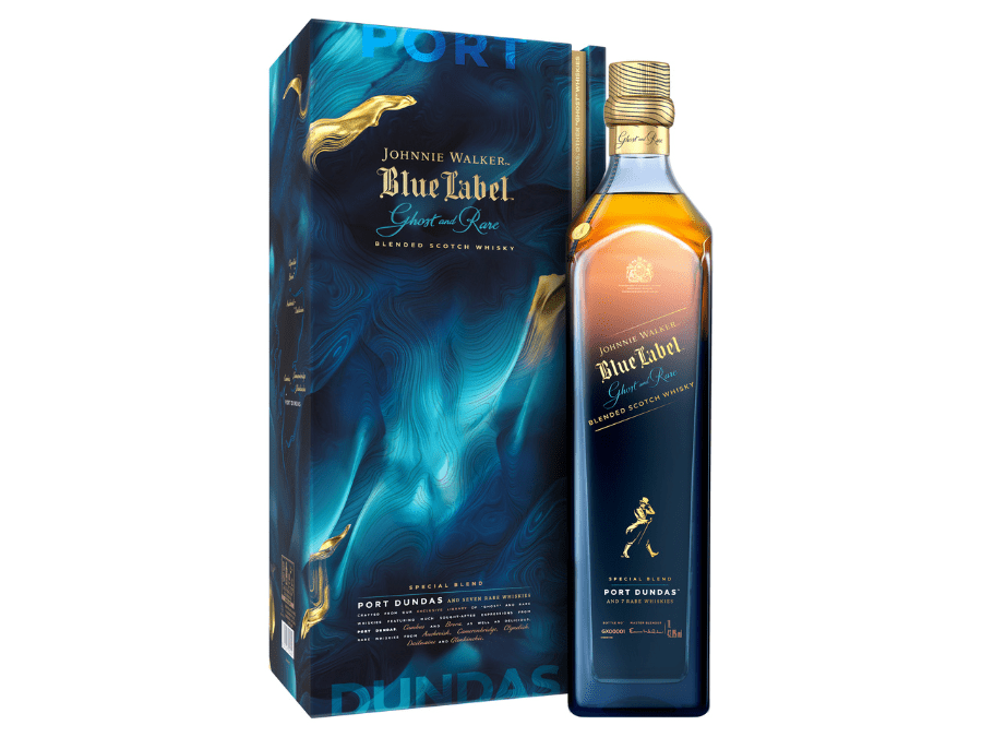 Johnnie Walker Blue Label Ghost and Rare Port Dundas