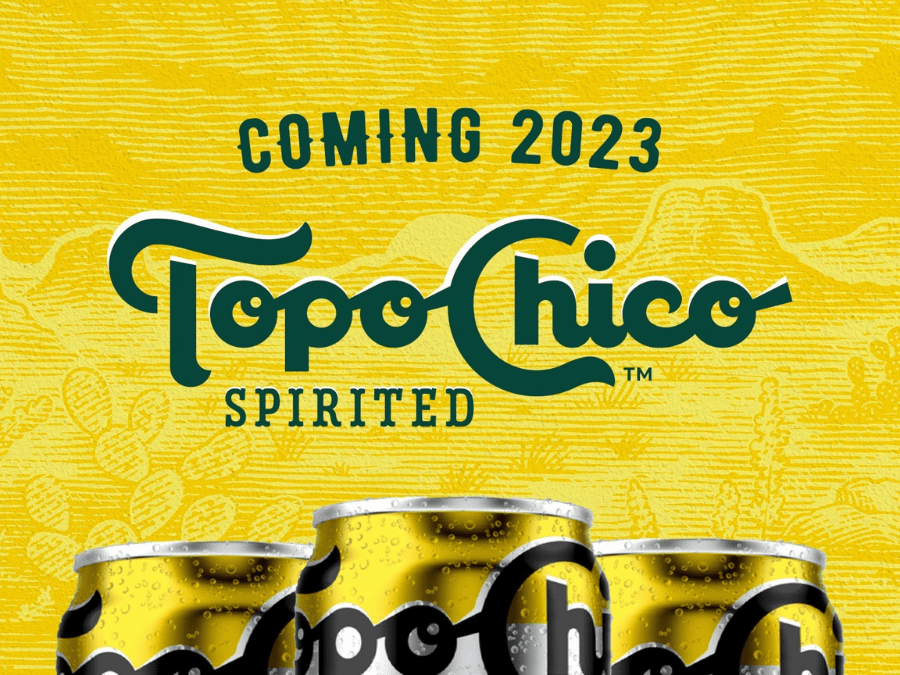 Topo Chico Spirited teaser print ad