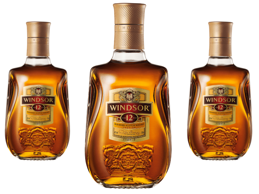 Bottle of Windsor blended Scotch whisky