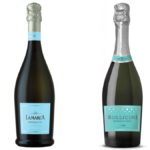 Bollicini and La Marca bottles