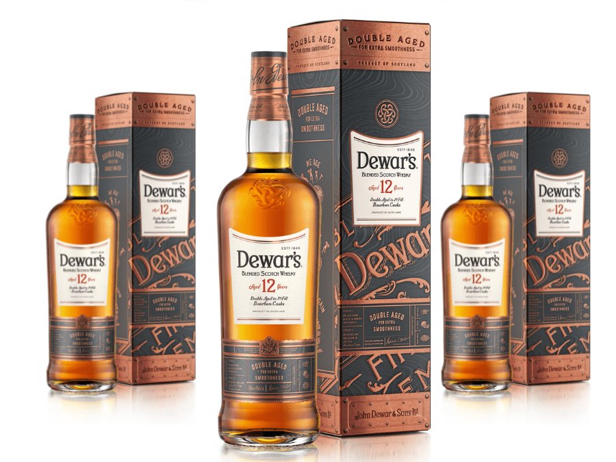 Dewar's 12 Year Old bottle and box