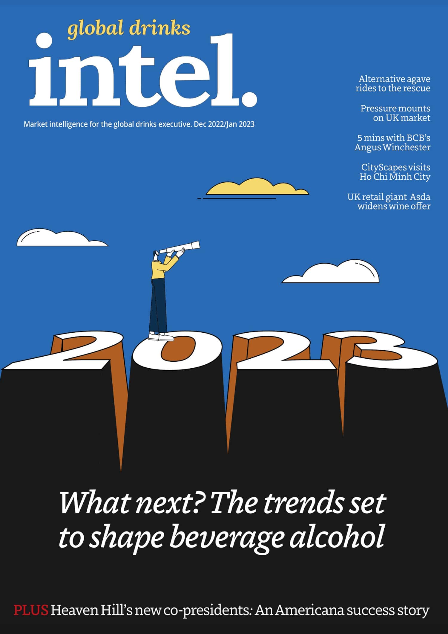 Global Drinks Intel magazine cover - Dec 22 Jan 23