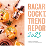 The cover of the Bacardi Cocktail Trends Report 2023