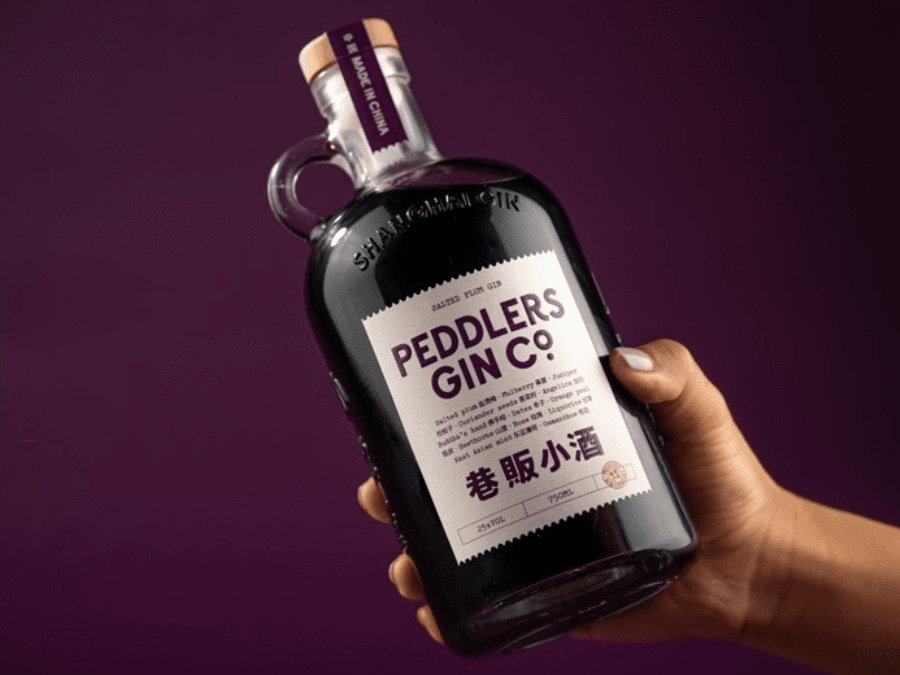 Peddlers Gin Co Salted Plum bottle