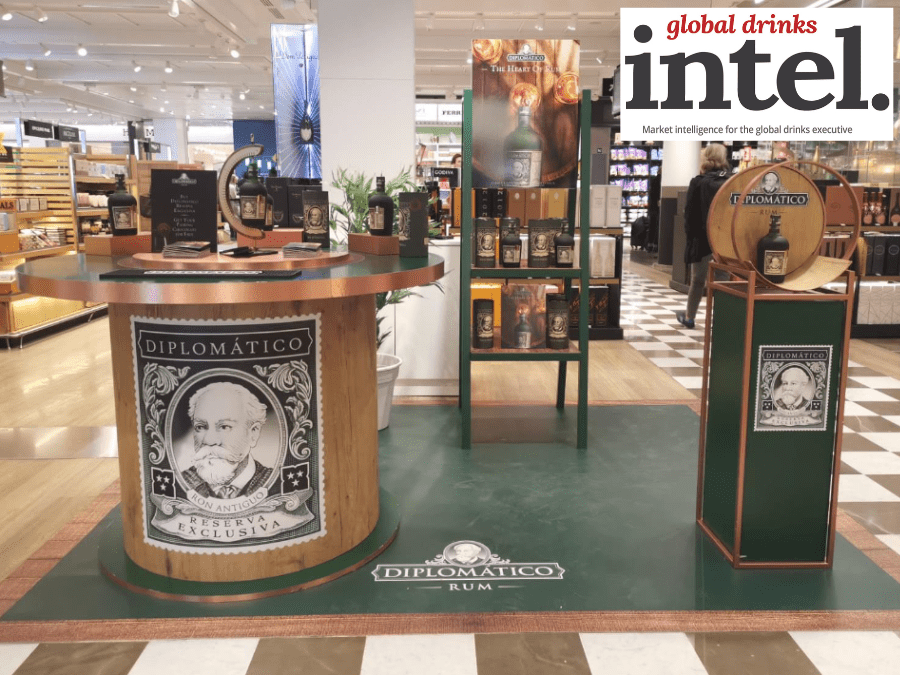 Diplomatico Rum activation at Paris Charles de Gaulle Airport