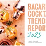 The cover of the Bacardi Cocktail Trends Report 2023