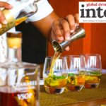 Bartender mixing cocktails