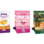 Smirnoff Passionfrult Martini, Gordon's Pink Gin Berry Cosmo and Captain Morgan Tropical Punch boxed cocktails