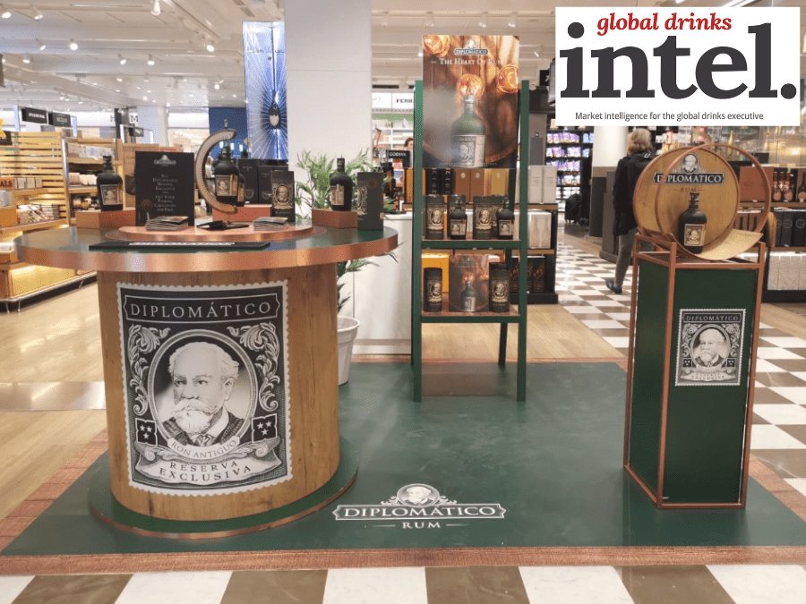 Diplomatico Rum activation at Paris Charles de Gaulle Airport