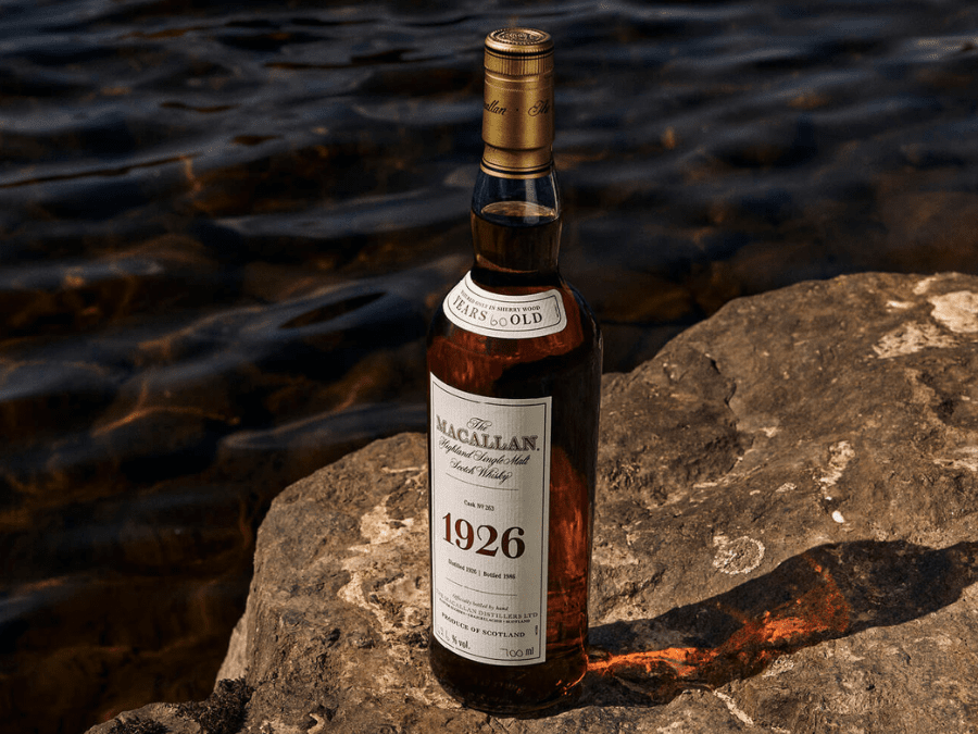 Bottle of The Macallan 1926 by the River Spey