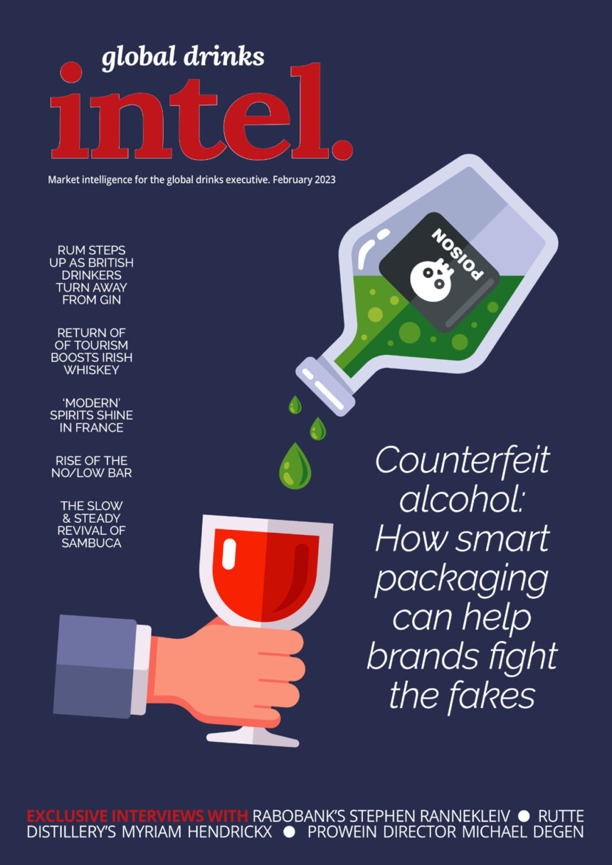 Global Drinks Intel magazine cover - Feb 23