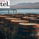 Scotch whisky barrels at Bunnahabhain distillery