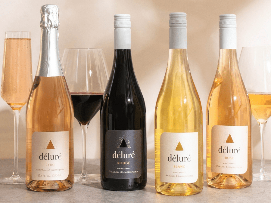 Déluré low-alcohol wine portfolio 2023