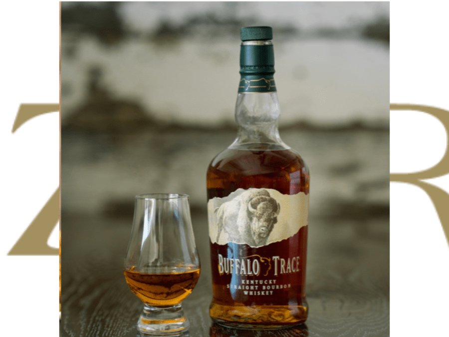 Buffalo Trace bottle & pour