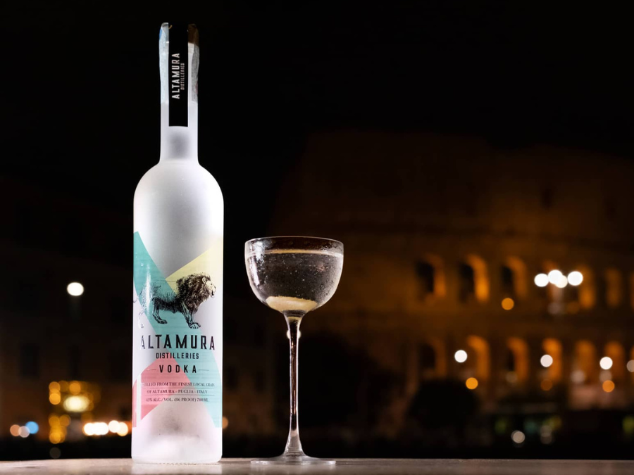 Altamura Vodka bottle