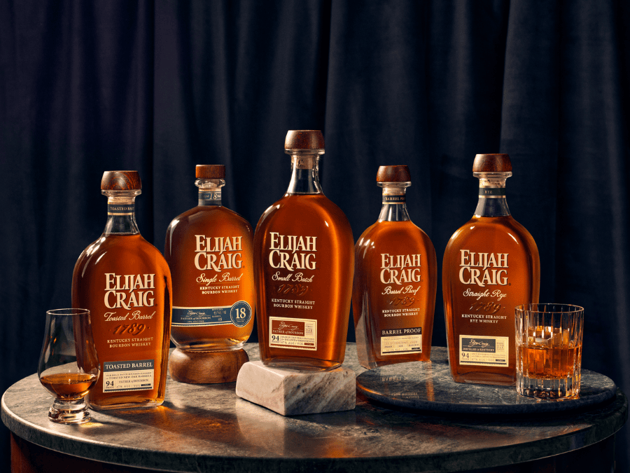 Elijah Craig Bourbon range