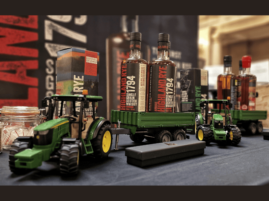 Arbikie whisky bottles