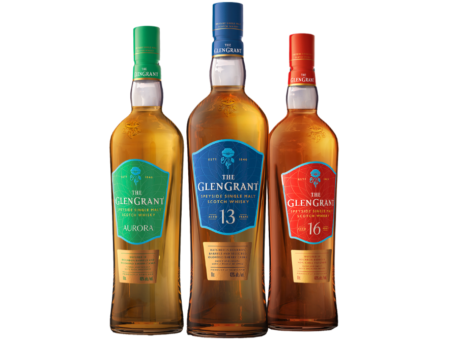 Glen Grant Wanderlust Collection bottles