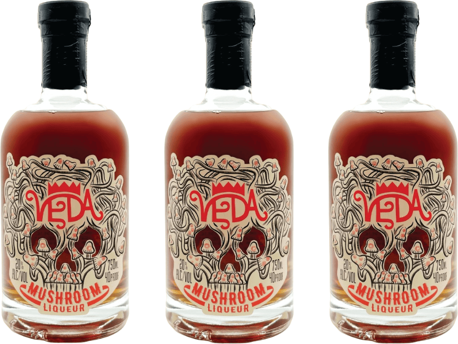 Veda Mushroom Liqueur bottle