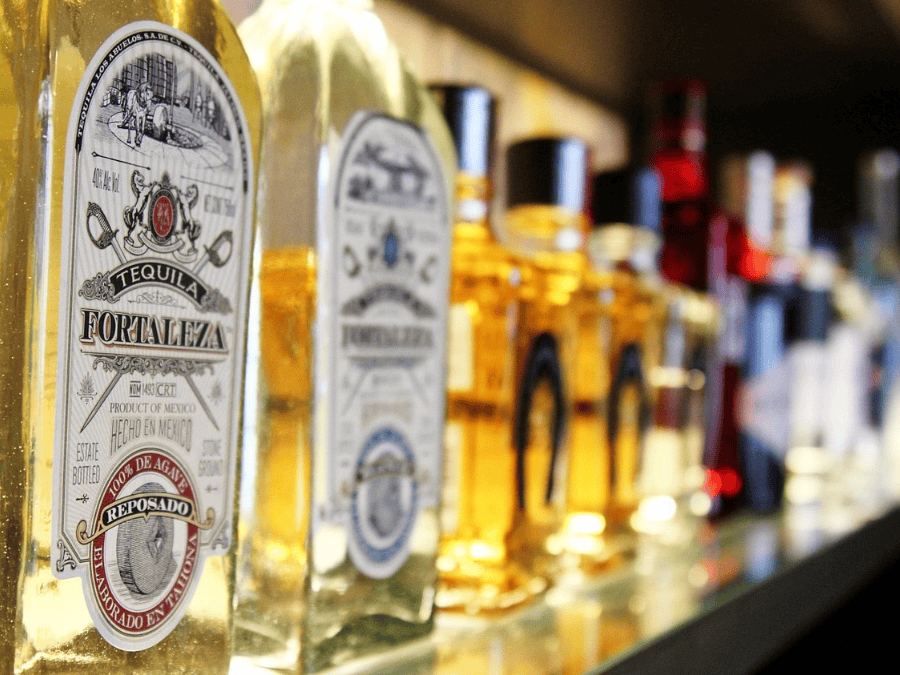 Fortaleza reposado tequila bottle