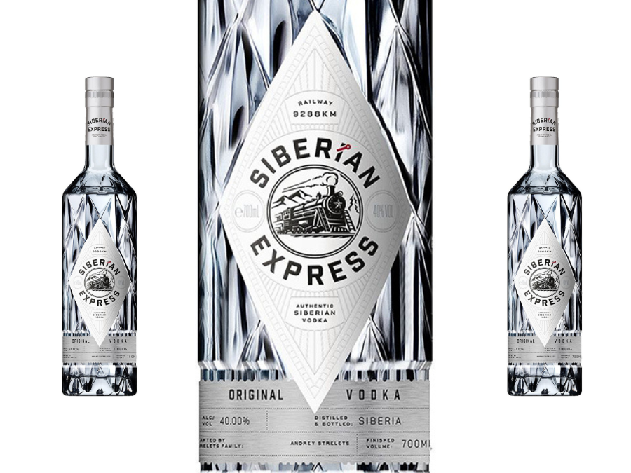 Siberian Express Vodka bottle