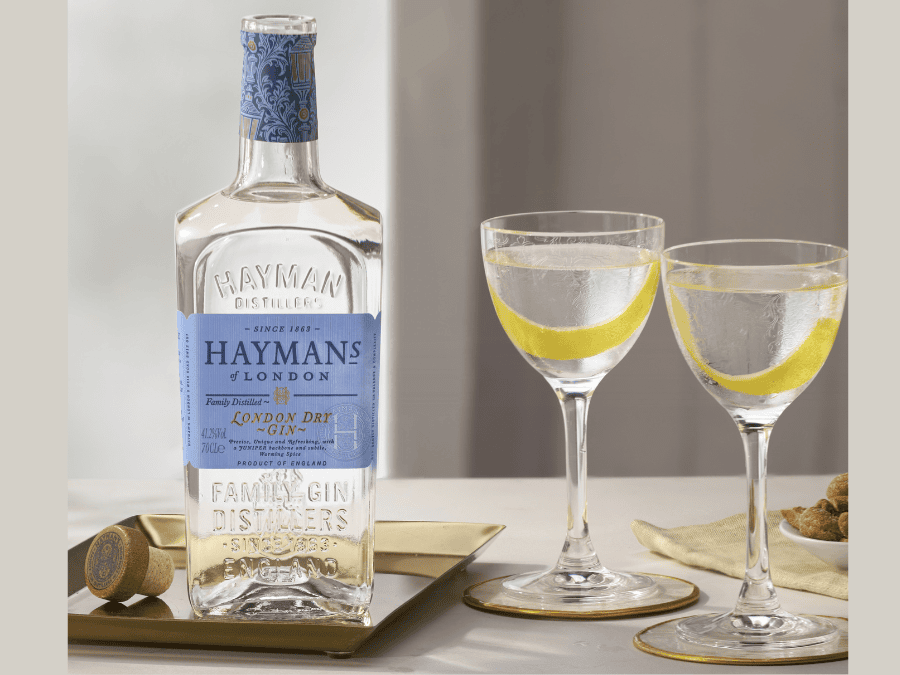Hayman's of London bottle with serve