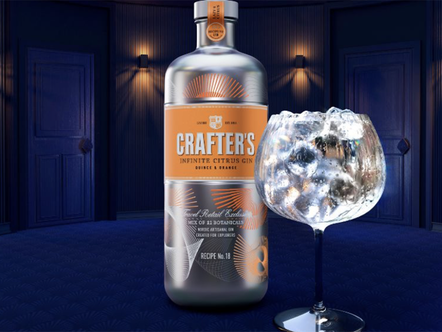 Crafter's Infinite Citrus Gin bottle