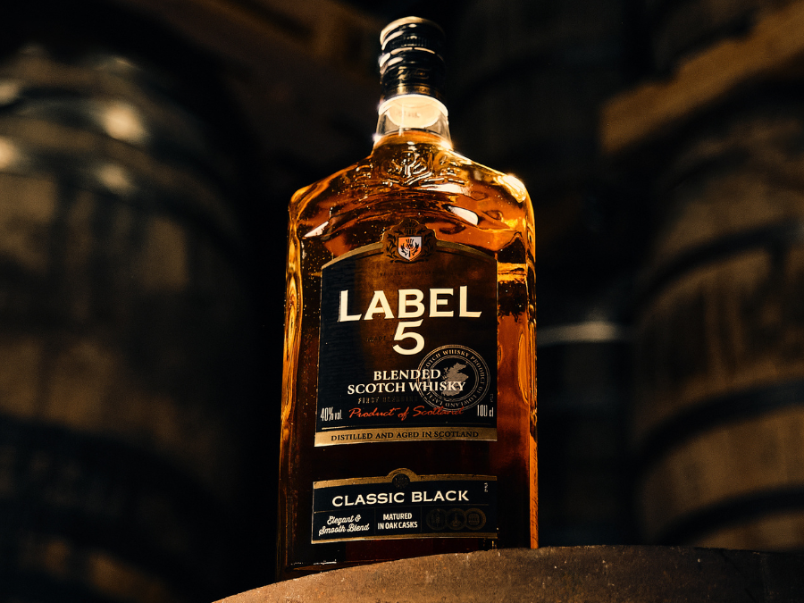 Label 5 bottle