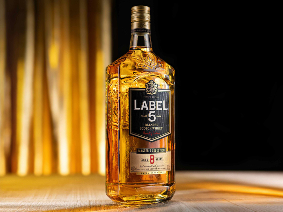 Label 5 8-Year-Old bottle