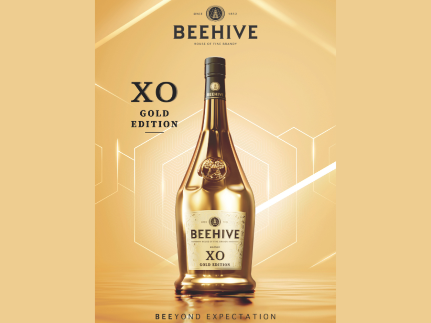 Beehive XO Gold Edition bottle