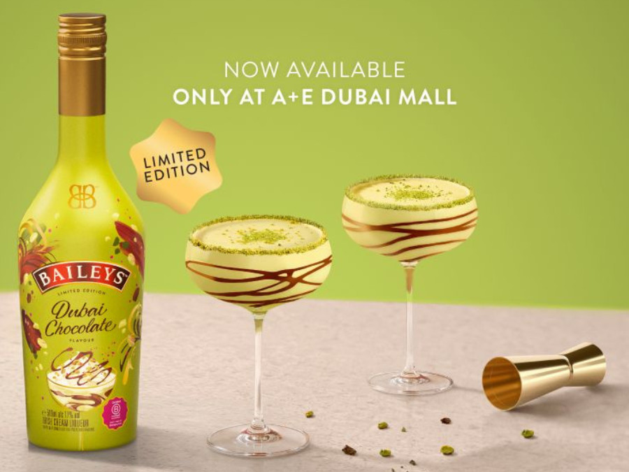 Baileys Dubai Chocolate bottle