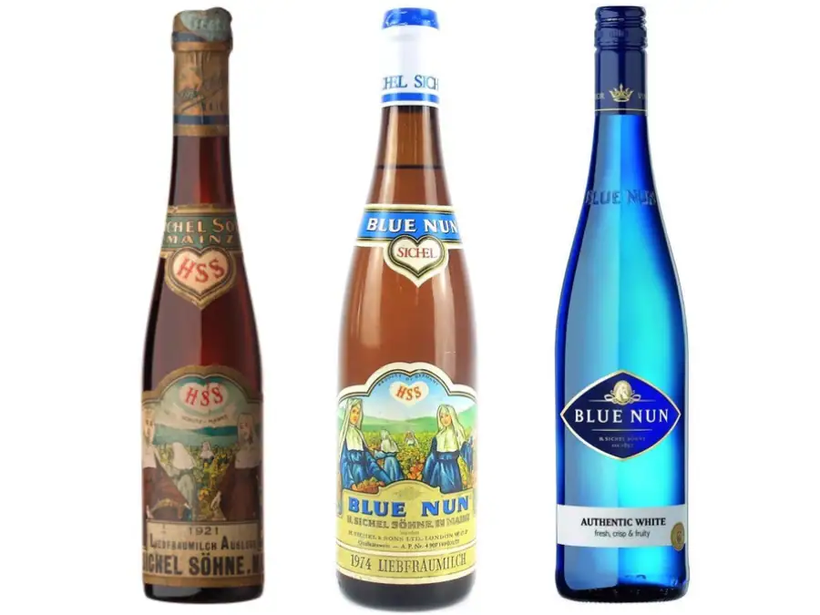 Blue Nun old to new